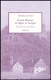 Arnaud Boyre - Grand Mémoire sur la Mère Agnès de Langeac.