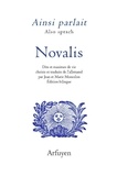  Novalis - Ainsi parlait Novalis.