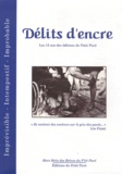 Gérard Cherbonnier - Délits d'encre - Les 15 ans des éditions du Petit Pavé.