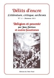  Collectif - Délits d'encre n°32 : Religion et pouvoir - par Jean Ferreux - et autres fanatismes.