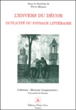 Pierre Masson - L'envers du décor - Duplicité du paysage littéraire.