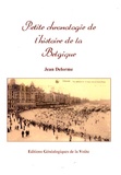 Jean Delorme - Petite chronologie de l'histoire de la Belgique.