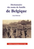 Jean Delorme - Dictionnaire des noms de famille de Belgique.