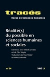 Laurent Jeanpierre et Florian Nicodème - Tracés N° 24, 2013/1 : Réalité(s) du possible en sciences humaines et sociales.