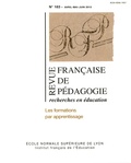 Prisca Kergoat et Valérie Capdevielle-Mougnibas - Revue française de pédagogie N° 183, Avril-mai-juin 2013 : Les formations par apprentissage.