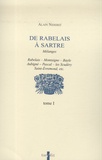 Alain Niderst - De Rabelais à Sartre - 4 volumes.