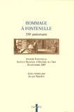 Alain Niderst - Hommage à Fontenelle - 350e anniversaire - Journée Fontenelle, Instittut National d'Histoire de l'Art, 24 novembre 2007.