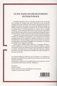 Cahiers Robinson N° 32/2012 Le jeu dans les dramaturgies jeunes publics