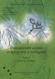 Yves Alpe et Pierre Champollion - L'enseignement scolaire en milieu rural et montagnard - Tome 5, après le collège.