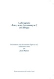 Jean Peyras - La loi agraire de 643 a-u-c (III avant J-C) et l'Afrique - Présentation, essai de restitution (lignes 43-95), traduction et notes.