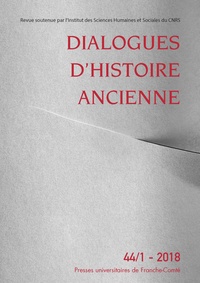 Antonio Gonzales - Dialogues d'histoire ancienne N° 44/1 - 2018 : .