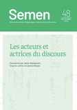 Julien Auboussier et Virginie Lethier - Semen N° 48, septembre 2020 : Les acteurs et actrices du discours.
