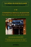 Antoine Leca - Les cahiers de droit de la santé N° 28 : Le monopole médical en question - France, Etats-Unis, Canada, Japon, Brésil, Vietnam.