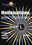 Gilles Cohen - Mathématiques pour littéraires 1ère et Tle L.