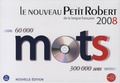  Le Robert - Le Nouveau Petit Robert de la langue française 2008 - CD-ROM.