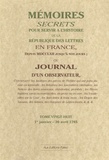  Bachaumont et François Mouffle d'Angerville - Mémoires secrets ou Journal d'un observateur - Tome 28.