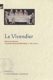  Paleo - Le Vivendier - Recettes de cuisine médiévales, Manuscrit de Kassel.