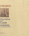  Strabon - Description de la Gaule romaine et des peuples gaulois.