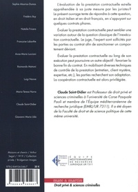 L'évaluation de la prestation contractuelle en droit français et en droit italien