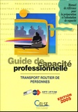  AFT-IFTIM - Guide de capacité professionnelle - Transport public routier des personnes.
