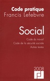  Francis Lefebvre - Social - Code du travail, Code de la sécurité sociale, autres textes.