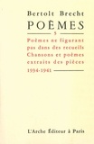 Bertolt Brecht - Poèmes - Tome 5, Poèmes ne figurant pas dans des recueils, chansons et poèmes extraits des pièces (1934-1941).