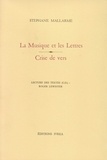 Stéphane Mallarmé - La Musique Et Les Lettres - Crise De Vers.