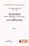 Augustin Barruel - Mémoires pour servir à l'histoire du jacobinisme - Coffret 2 tomes.