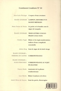 Continent Cendrars N° 10/1995-1996 Regards sur Cendrars et le Brésil et autres découvertes