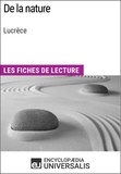 Encyclopaedia Universalis - De la nature de Lucrèce - Les Fiches de lecture d'Universalis.