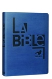  Alliance biblique universelle - La Bible - Reliure semi-rigide, couverture similicuir bleu.