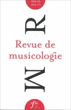  Société Française Musicologie - Revue de musicologie Tome 105 N° 1 (2019) : .