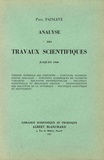 Paul Painlevé - Analyse des travaux scientifiques jusqu'en 1900.