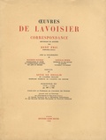  Lavoisier - Oeuvres de Lavoiser - Correspondance Tome 3, 1776-1783.