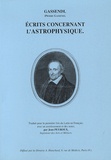  Gassendi - Ecrits concernant l'astrophysique.