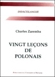 Charles Zaremba - Vingt leçons de Polonais.
