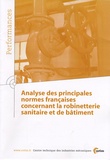  CETIM - Analyse des principales normes françaises concernant la robinetterie sanitaire et de bâtiment.