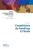 Jean-Marie De Ketele - Revue internationale d'éducation N° 92, avril 2023 : L'expérience du handicap à l'école.