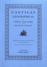 Peter Nahon - Cantigas geographicas - Poésie populaire des régions du Portugal.