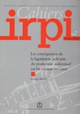 Nathalie Blanc - Cahiers IRPI N° 2, Année 2002 : Les conséquences de la liquidation judiciaire du producteur audiovisuel sur les contrats en cours.