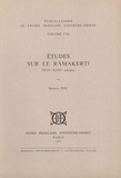 Pou Saveros - Etudes sur le Ramakerti (XVIe - XVIIe siècles).