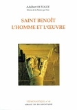Adalbert De Vogüé - SAINT BENOIT, L'HOMME ET L'OEUVRE.