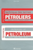 Fabio Zubini - Dictionnaire technique des termes pétroliers anglais-français et français-anglais.
