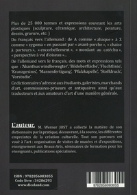 Dictionnaire des termes de l'art. Worterbuch der Kunst