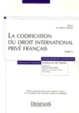 Armelle Bodénès-Constantin - La codification du droit international privé français.