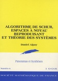 Daniel Alpay - Panoramas et synthèses N° 6/1998 : Algorithme de Schur, espaces à noyau reproduisant et théorie des systèmes.