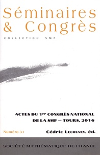 Cédric Lecouvey - Actes du 1er Congrès national de la SMF - Tours, 2016.