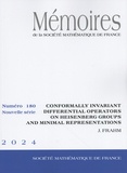 Jan Frahm - Mémoires de la SMF N° 180/2024 : Conformally invariant differential operators on Heisenberg groups and minimal representations.