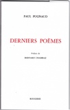 Paul Pugnaud - Derniers poèmes.