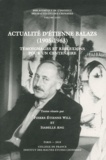 Pierre-Etienne Will et Isabelle Ang - Actualités d'Etienne Balazs (1905-1963) - Témoignages et réflexions pour un centenaire.